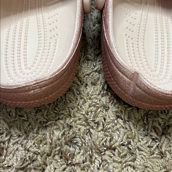 CROCS Sparkling Rose Clogs - Picture 3 of 4